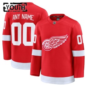 Detroit Red Wings Dresy Personalizované Fanatics Premium 2024-25 Červené Domácí - Dětské